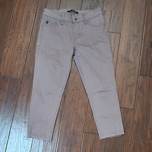 KanCan Brownish Mauve/Light Purple Cropped Jeans size 5